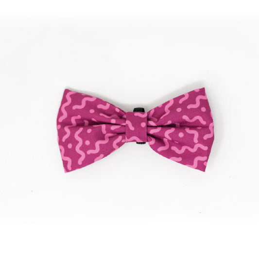 Collar Con Moño Para Perro Jack Pet Style Con Cintilla Reforzada Fucsia