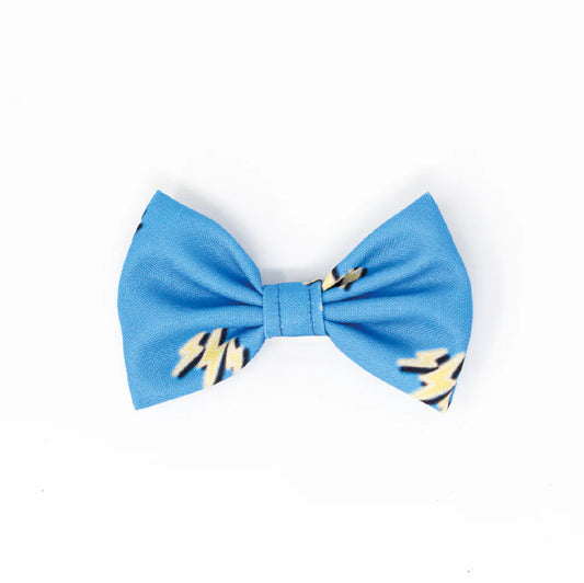 Collar Con Moño Para Perro Jack Pet Style Con Cintilla Reforzada COLOR Azul