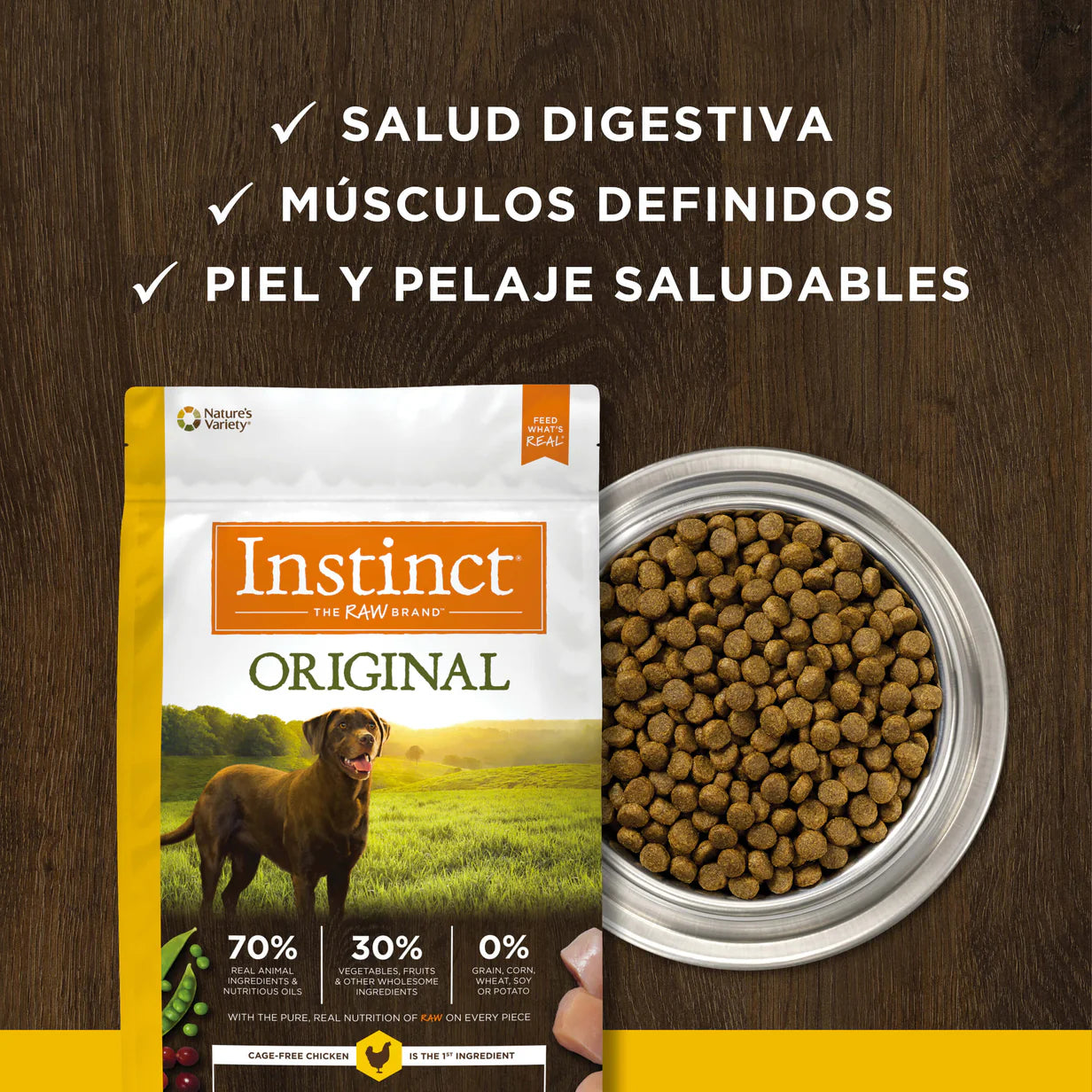 Instinct Pollo - Para Perros - 22.5 lb (10.2 kg)