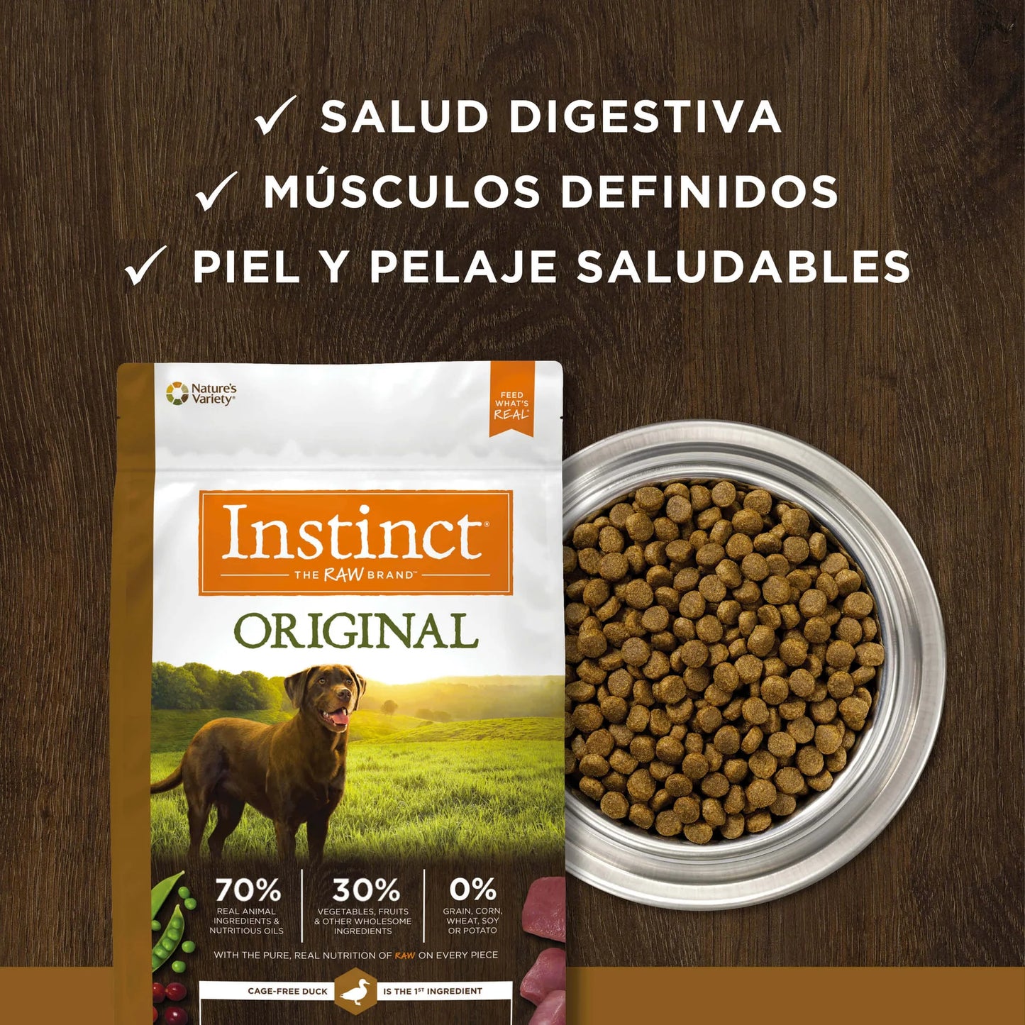 Instinct Pato - Para Perros - 4 Lb