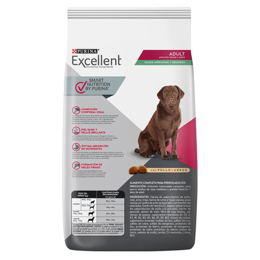 Excellent Adulto Razas Medianas y Grandes 4 Kg purina