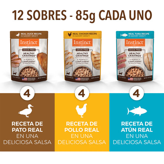 Alimento Húmedo Healthy Cravings Para Gato, Pack 12