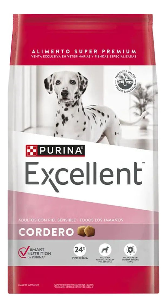 Alimento Purina Excellent Perro Adulto Cordero 4kg