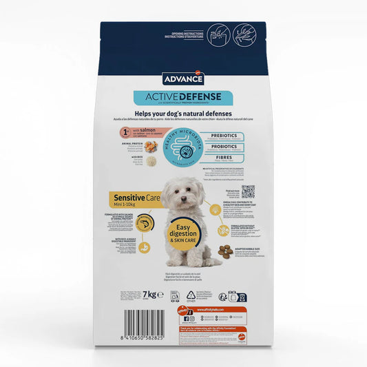 Alimento Advance Sensitive Mini Salmón 7kg
