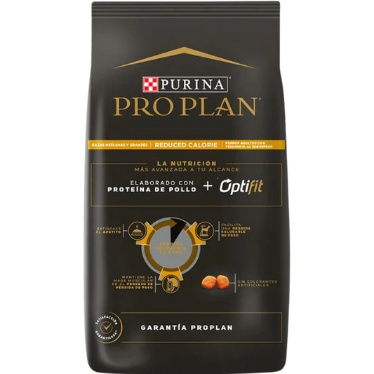 Pro Plan Reduced Calories Razas Medianas y Grandes 10 Kg.