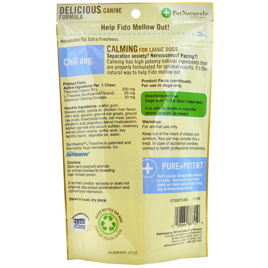 Calmantes para Perros Medianos y Grandes