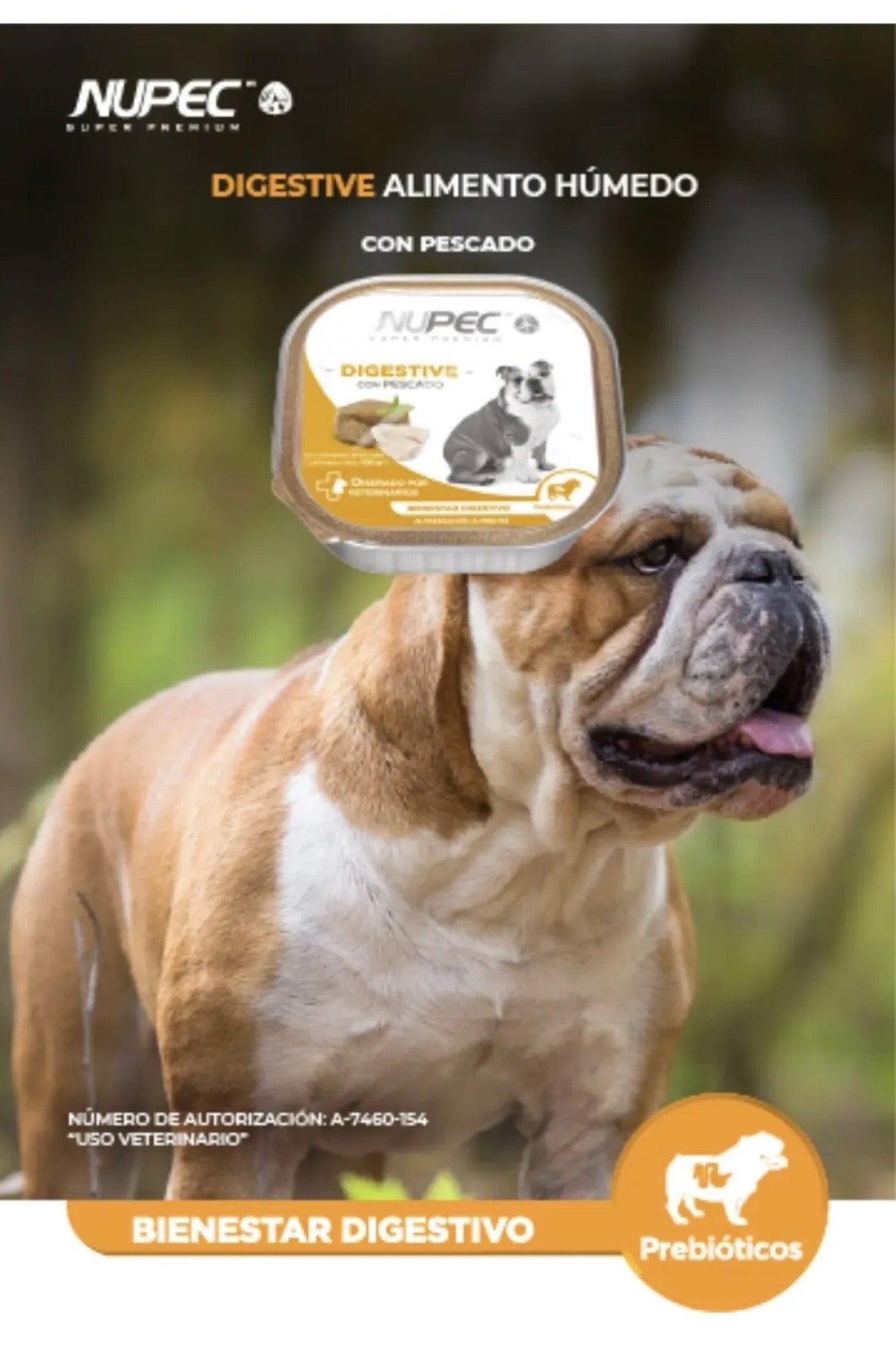 Nupec Digestive Alimento Húmedo Pack De 16 Latas 100 Gr. c/u caja