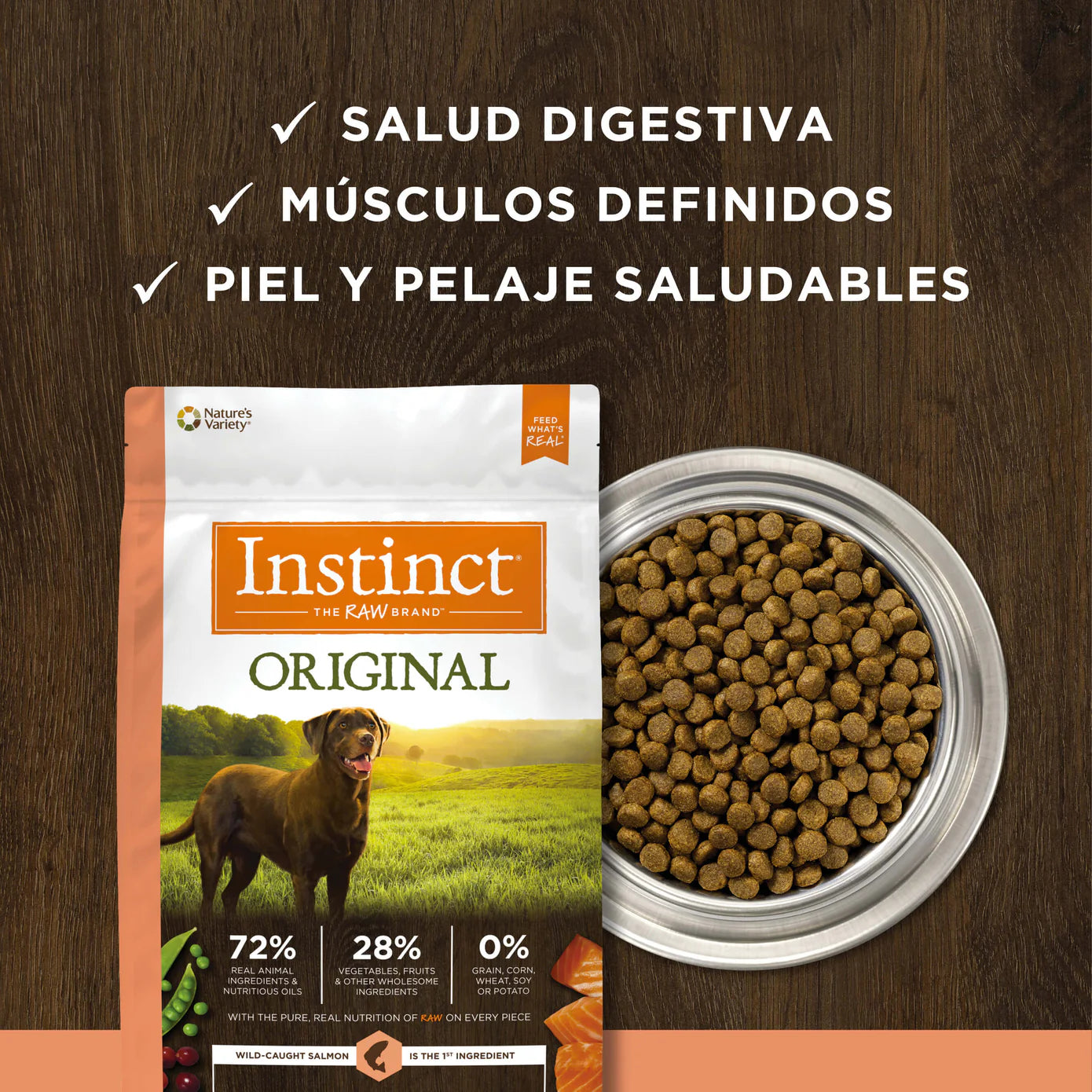 Instinct Salmón - Para Perros - 4 lb