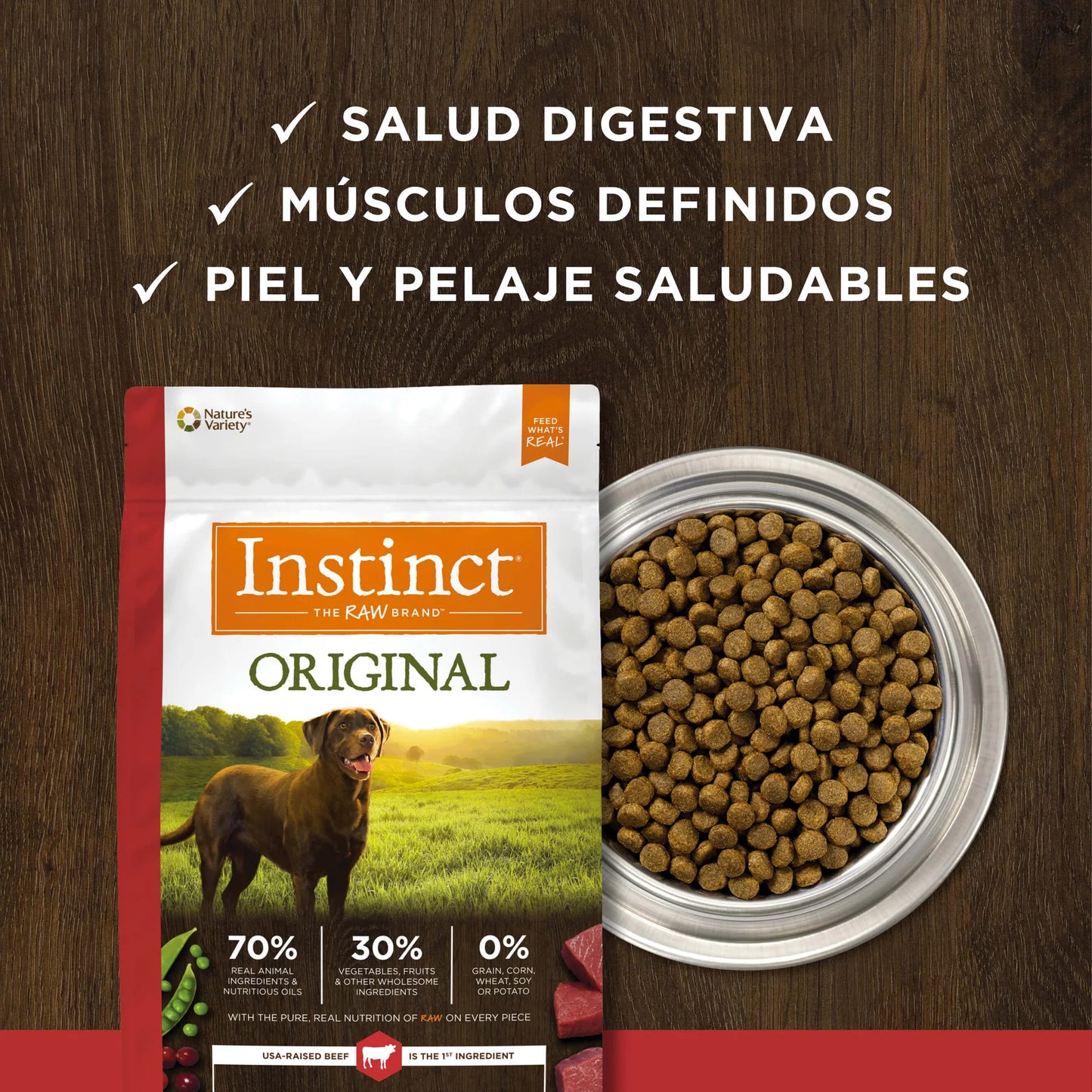 Instinct Res - Para Perros - 4 lb