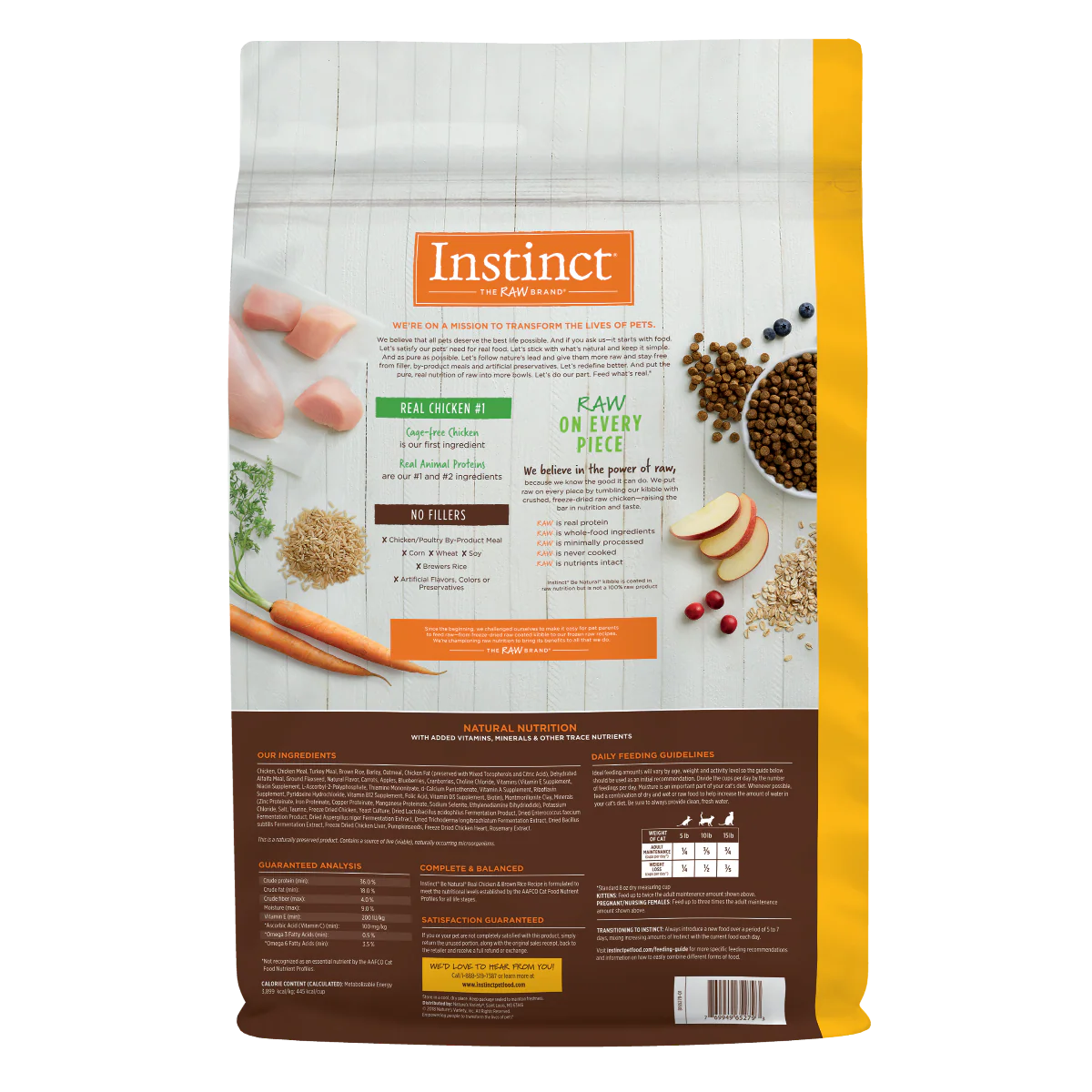 Instinct Be Natural Pollo - Para Gatos - 0.9 kg