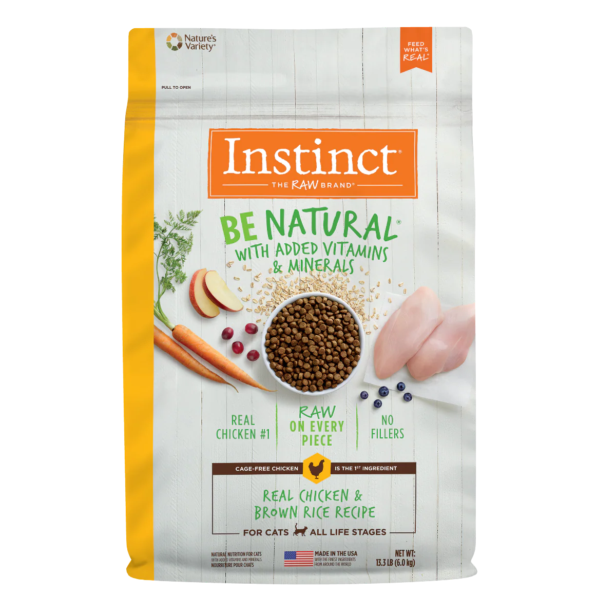 Instinct Be Natural Pollo - Para Gatos 6Kg
