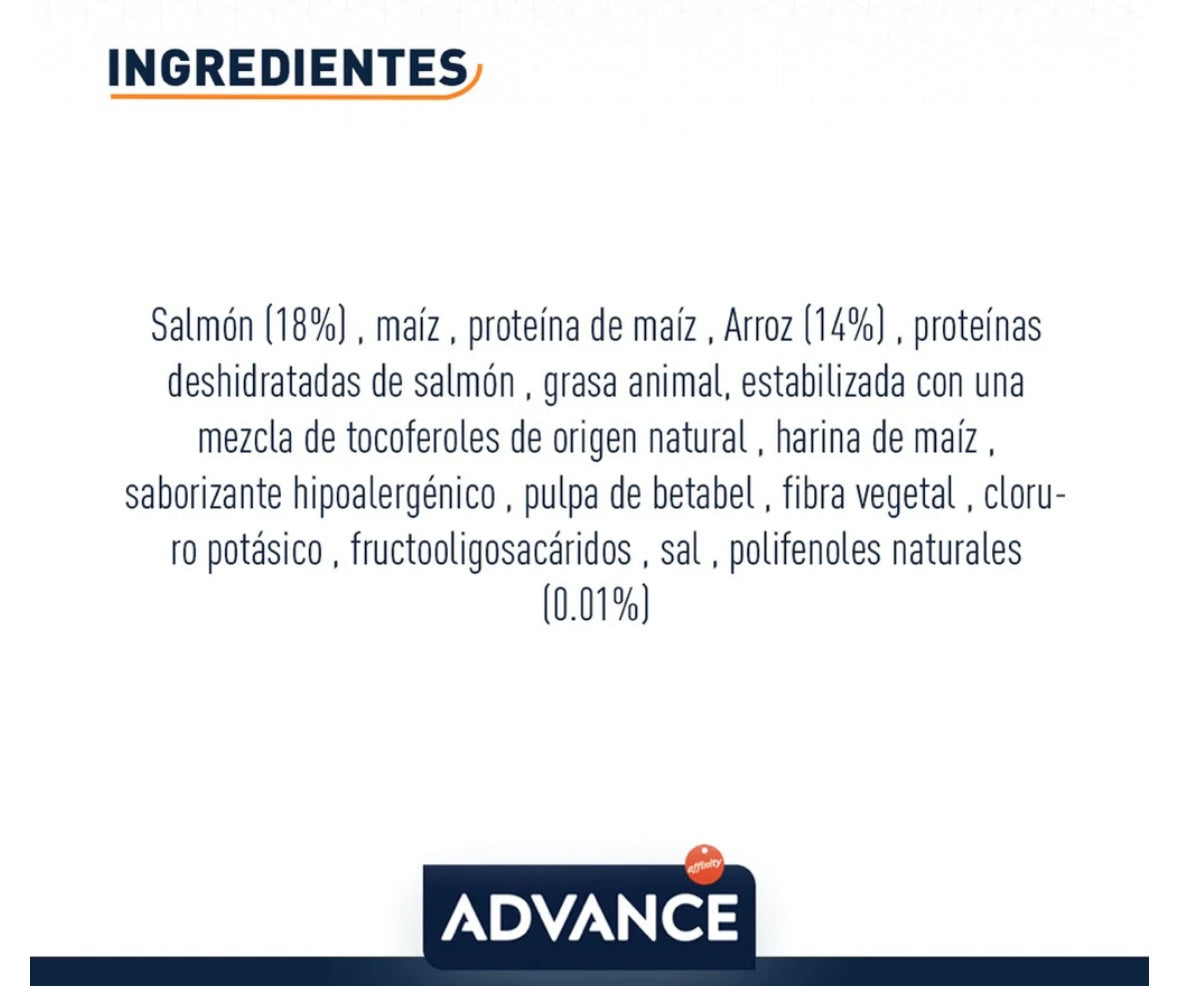 Advance Sensitive Medium/Maxi de Salmón