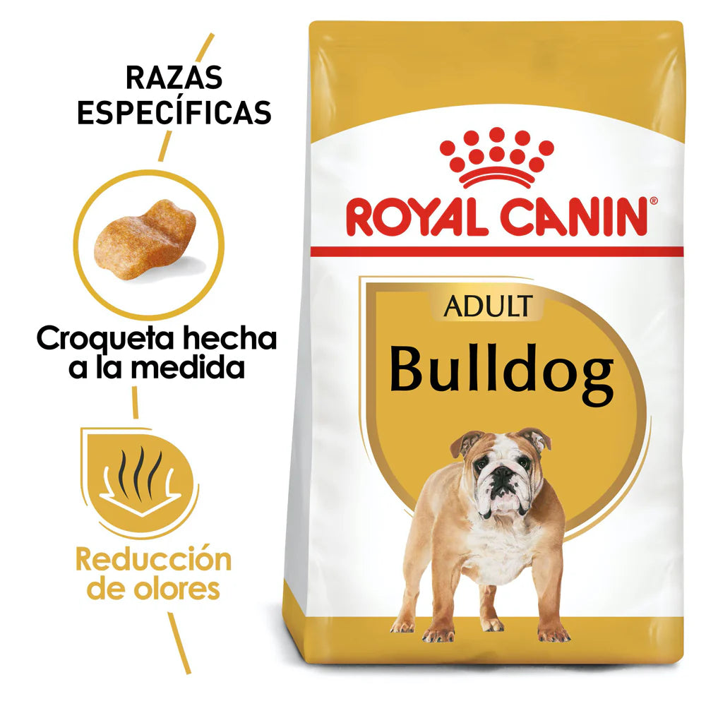 Royal Canin Croquetas para Bulldog, 13.6 kg