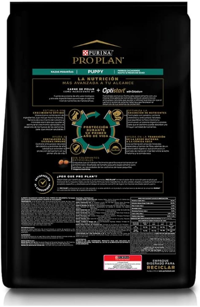 Pro Plan OptiStart Puppy Raza Pequeña Sabor Pollo 7.5 kg