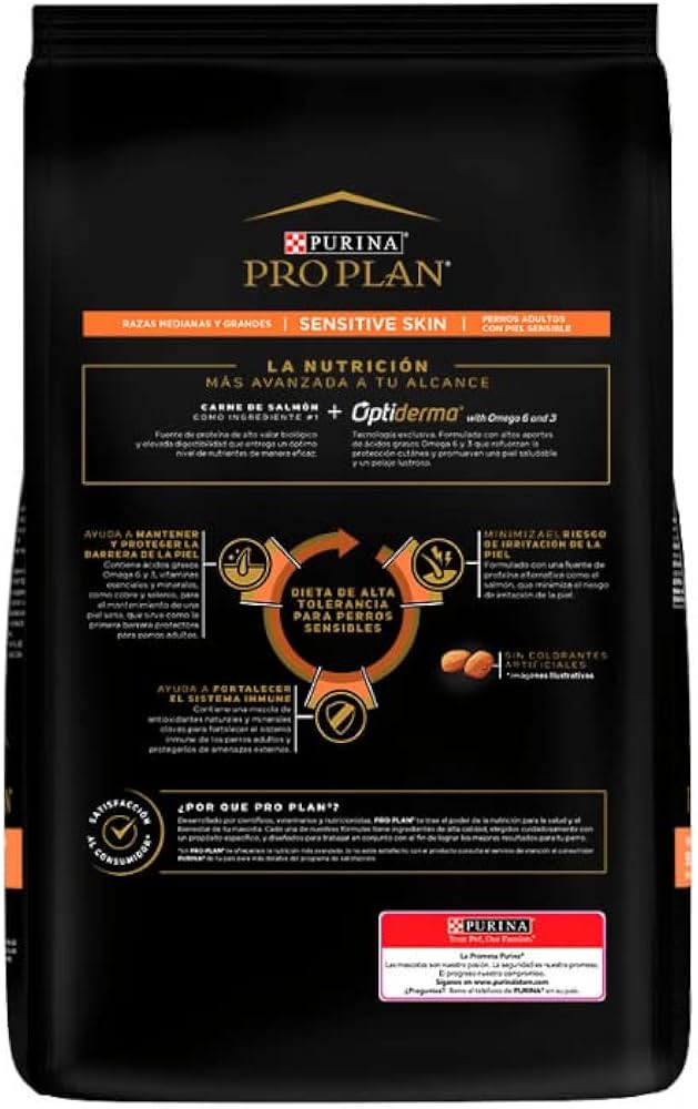 Purina Pro plan sensitive Skin Todos los tamaños, 15kg