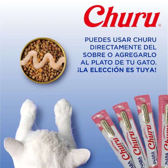 Churu Bote de 50 piezas Mix de Vieira, Almeja y Cangrejo
