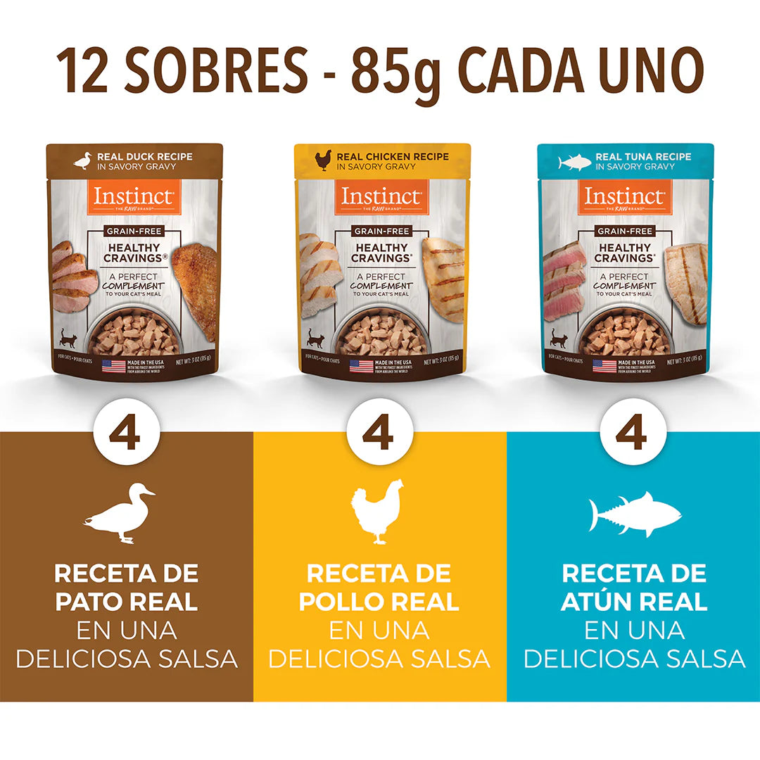 Alimento Húmedo Healthy Cravings Para Gato, Pack 12