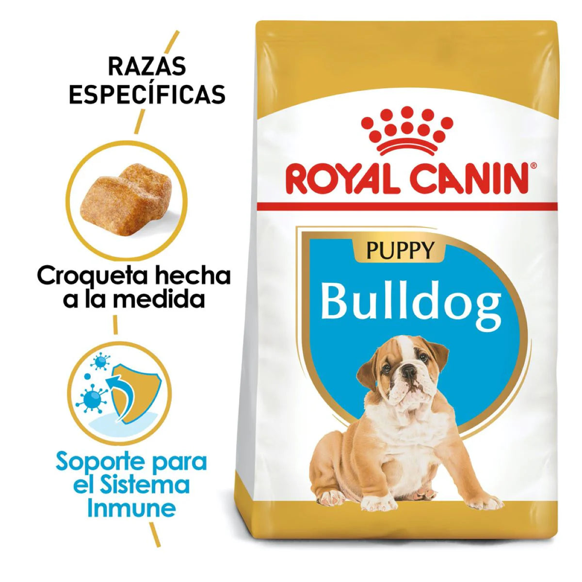 Royal Canin Bulldog Puppy - Alimento para Cachorro 8kg