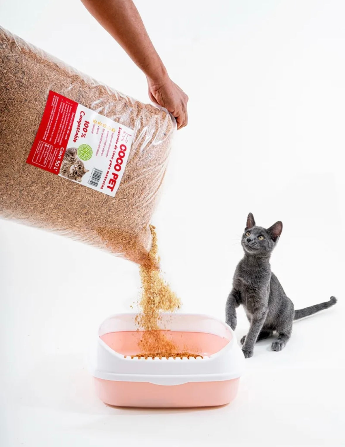 Arena para gato BIODEGRADABLE