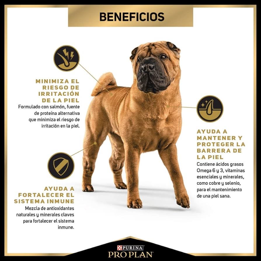 Purina Pro plan sensitive Skin Todos los tamaños, 15kg