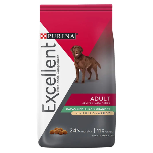 Excellent Adulto Razas Medianas y Grandes 4 Kg purina
