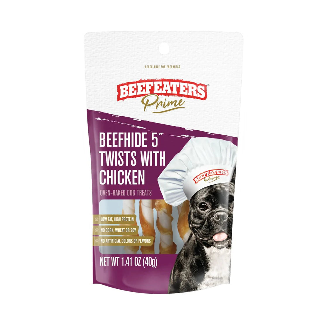 Premios PRIME para Perros Beefhide 5in Twist 40gr