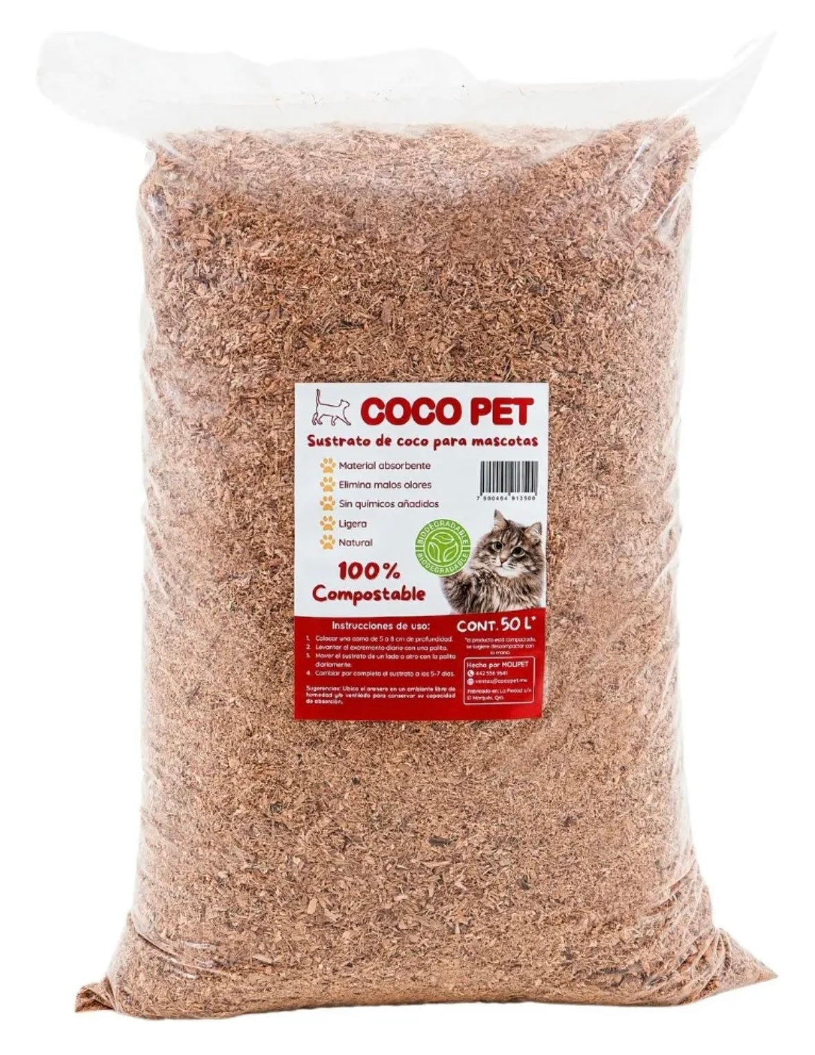 Arena para gato BIODEGRADABLE