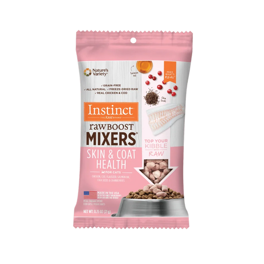 Instinct Raw Boost Mixers Piel y Pelaje Sanos para Gato