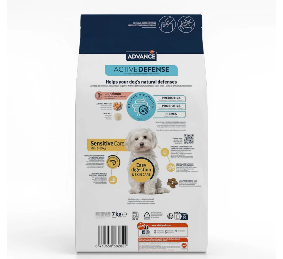 Alimento Advance Sensitive Mini Salmón 7kg