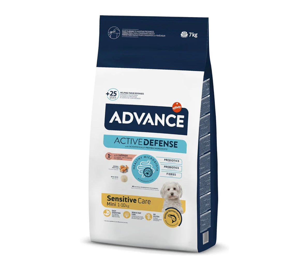 Alimento Advance Sensitive Mini Salmón 7kg