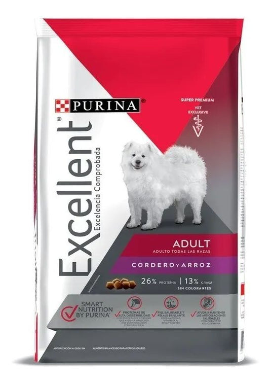 Alimento Purina Excellent Perro Adulto Cordero 4kg