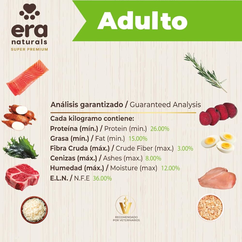 Era Naturals Adulto Raza Mediana Grande Alimento Super Premium 8Kg