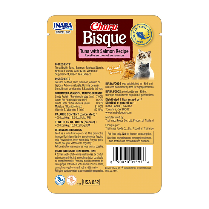 Bisque de Churu Receta de Atún con Salmón