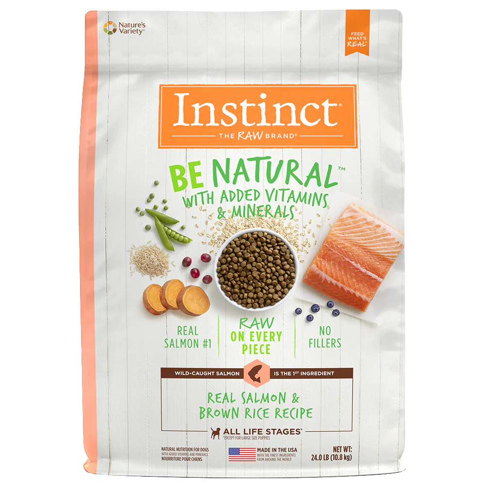 Instinct Be Natural Salmón - Para Perros - 24 lb