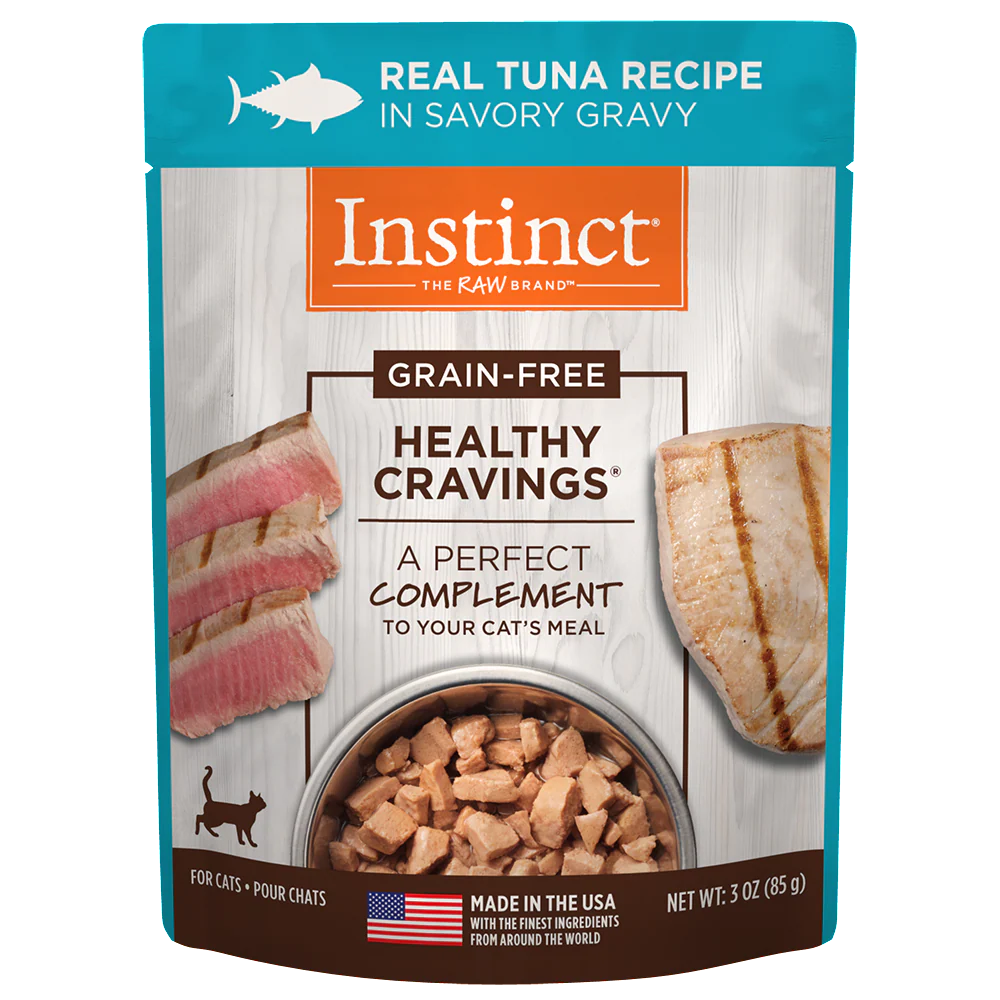 Sobre Healthy Cravings de Atún 3.5 oz para gato