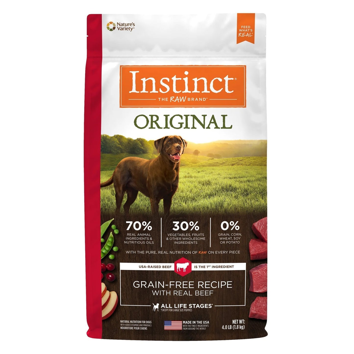 Instinct Res - Para Perros - 4 lb