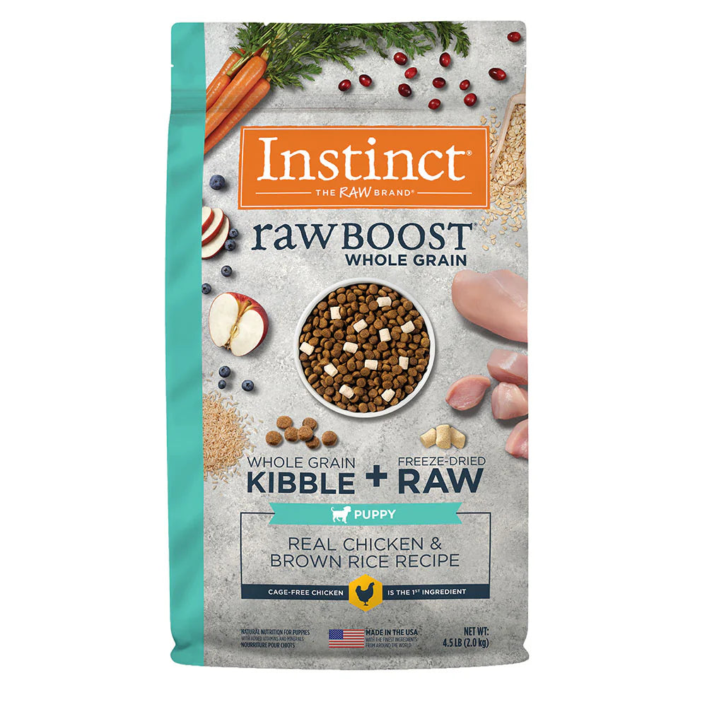 Instinct Raw Boost de Salmón con Granos y Arroz Integral para Perros 2.04 kg