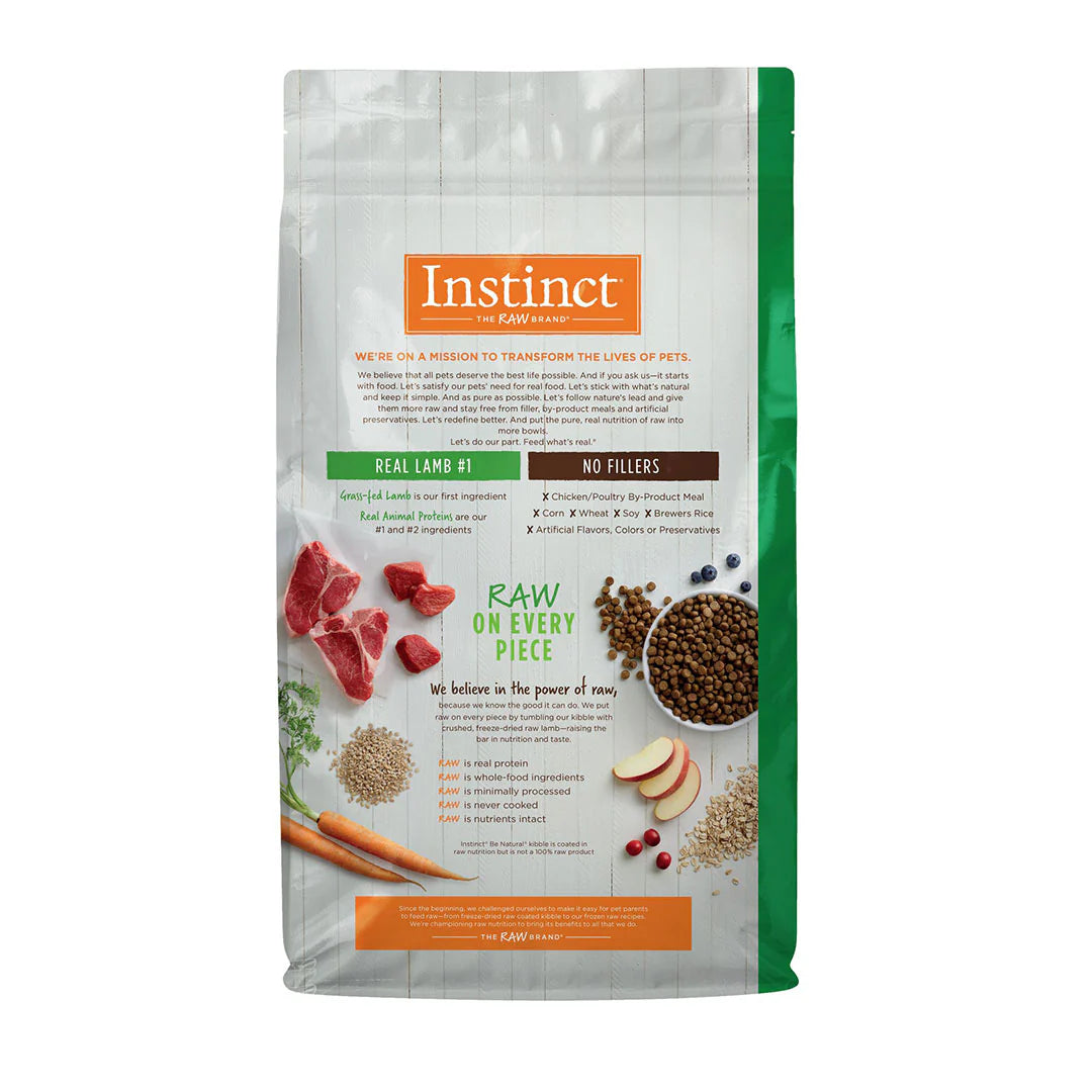 Instinct Be Natural Cordero - Para Perros - 24 lbs