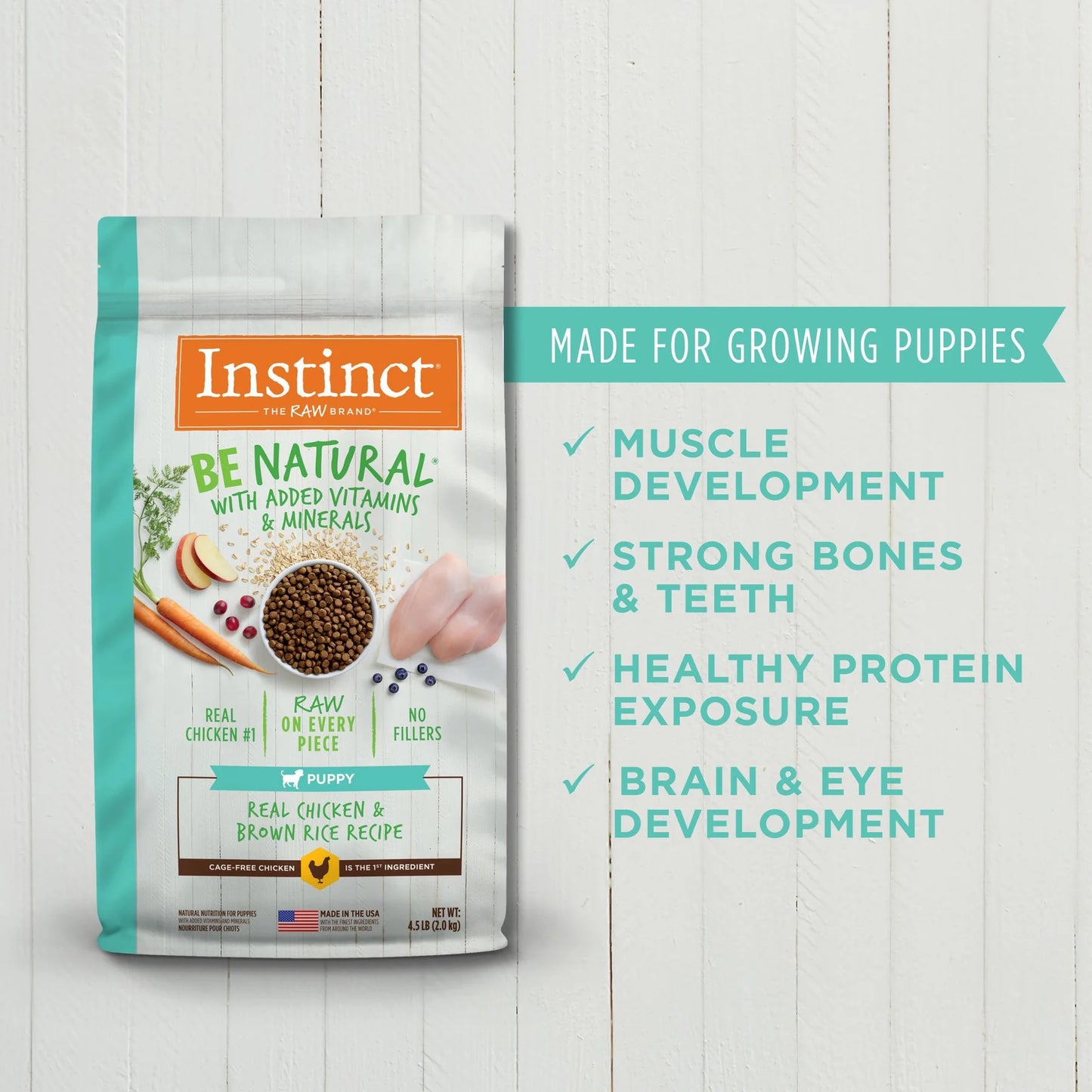 Instinct Be Natural Pollo - Para Cachorros - 2 kg